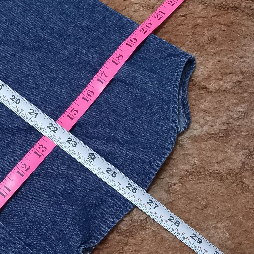 Vintage Karen Scott Christmas Denim Long Sleeve Shirt Size: S - Picture 5 of 10